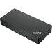 Lenovo - Open Source ThinkPad Universal USB-C Dock - for Notebook - 135 W - USB Type C - 3 Displays Supported - 3840 x 2160 - 6 x USB Ports - 2 x USB 2.0 - USB Type-C - 1 x RJ-45 Ports - Network (RJ-45) - 1 x HDMI Ports - HDMI - 2 x DisplayPorts - Display