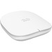 Cisco Business 150AX Dual Band IEEE 802.11ax 1.49 Gbit/s Wireless Access Point - 2.40 GHz, 5 GHz - Internal - MIMO Technology - 1 x Network (RJ-45) - Gigabit Ethernet - PoE Ports - Bluetooth 5 - Ceiling Mountable, Wall Mountable