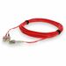 AddOn Fiber Optic Duplex Patch Network Cable - 32.81 ft Fiber Optic Network Cable for Network Device - First End: 2 x LC Network - Male - Second End: 2 x SC Network - Male - Patch Cable - Riser, OFNR - 50/125 µm - Red - 1.0
