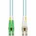 AddOn 3m ALC to LC Aqua OM4 Duplex OFNR (Riser-Rated) Fiber Patch Cable - 9.84 ft Fiber Optic Network Cable for Network Device - First End: 2 x ALC Network - Male - Second End: 2 x LC Network - Male - 100 Gbit/s - Patch Cable - Riser - 50/125 µm - A