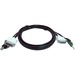 Black Box Secure KVM Cable - Each end (1) USB, (1) or (2) Dual-Link DVI, (1) 3.5mm Audio - 6 ft KVM Cable for KVM Switch, PC - First End: 1 x USB - Male, 1 x DVI (Dual-Link) Digital Video - Male, 1 x 3.5mm Stereo Audio - Male - Second End: 1 x USB - Male,
