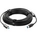 Vaddio 49ft USB 3.2 B to USB A Active Optical Cable - Plenum Rated - Black - 49.21 ft Fiber Optic A/V Cable for Audio/Video Device, PTZ Camera, Conferencing Device - First End: 1 x USB 3.2 (Gen 2) Type A - Male - Second End: 1 x USB 3.2 (Gen 2) Type B - M
