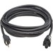 Eaton Tripp Lite Series Power Extension Cord, NEMA 5-15P to NEMA 5-15R - 13A, 120V, 16 AWG, 25 ft. (7.6 m), Black - For Computer, Monitor, HDTV, Printer, Server, UPS, PDU - 125 V AC13 A - Black - 25 ft Cord Length - North America