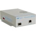 Omnitron Systems OmniConverter 10GPoEBT/S 9194-0-11-2W Transceiver/Media Converter - Network (RJ-45) - 1 x 60W PoE (RJ-45) Ports - 10 Gigabit Ethernet - 10/100/1000Base-T, 2.5GBase-T, 5GBase-T, 10GBase-T, 10GBase-X, 1000Base-X - 1.0 x Expansion Slots - SF