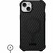 Urban Armor Gear Essential Armor For MagSafe iPhone 14 Plus Case - For Apple iPhone 14 Plus Smartphone - Debossed Lattice Pattern - Black - Drop Resistant