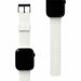 Urban Armor Gear DOT Silicone Watch Strap for Apple Watch Ultra - 1.3" Width x 10.5" Length - Marshmallow - Silicone, Stainless Steel