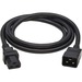 Eaton Tripp Lite Series Power Cord, C20 to C21 - Heavy-Duty, 20A, 250V, 12 AWG, 10 ft. (3.05 m), Black - For Network Switch, PDU, UPS, Router, Server - 250 V AC20 A - Black - 10 ft Cord Length - North America