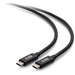 C2G 3.3ft USB-C Male to USB-C Male Cable (20V 5A) - USB4 40Gbps - 3.30 ft USB-C Data Transfer Cable - First End: 1 x USB Type C - Male - Second End: 1 x USB Type C - Male - 40 Gbit/s - Black
