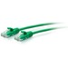 C2G 1ft Cat6a Snagless Unshielded (UTP) Slim Ethernet Cable - Cat6a Slim Network Patch Cable - PoE - Green - 1 ft Category 6a Network Cable for Network Device - First End: 1 x RJ-45 Network - Male - Second End: 1 x RJ-45 Network - Male - Patch Cable - 28 