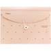 Five Star Expanding File - 6 Pocket - Polypropylene - Ivory - 1 Each