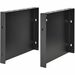 Eaton Tripp Lite Series Tall Riser Panels for Hot/Cold Aisle Containment System - Standard 300 mm Rack Coolers, Set of 2 - Powder Coated Steel - Black - 2 Pack - 10.4" Height - 12.1" Width - 1.6" Depth