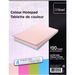 OFFISMART Pastel Writing Pad, Ruled, 8.5"x11" , 120pg - 120 Pages - Glue - Ruled Margin - Letter - 8 1/2" x 11" - Pastel Paper - 1 Each