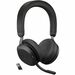 Jabra Evolve2 75 Headset - Stereo - Wireless - Bluetooth - 98.4 ft - 20 Hz - 20 kHz - On-ear - Binaural - Ear-cup - MEMS Technology Microphone - Noise Canceling - Black