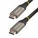 StarTech.com USB-C Data Transfer Cable - 6 ft USB-C Data Transfer Cable for Hard Drive, Notebook - 5 Gbit/s - Gray, Black