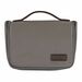 bugatti Contrast Carrying Case Travel - Gray - Vegan Leather Body - Handle - 5.98" (152 mm) Height x 7.99" (203 mm) Width x 3.98" (101 mm) Depth - Unisex - 1 Each