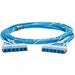 Panduit QuickNet Cat.6 UTP Trunk Network Cable - 25 ft Category 6 Network Cable for Network Device - First End: 1 x RJ-45 Cassette Network - Female - Second End: 1 x RJ-45 Cassette Network - Female - Trunk Cable - Riser - Blue
