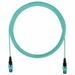 Panduit PanNet Fiber Optic Network Cable - 35 ft Fiber Optic Network Cable for Network Device - First End: 1 x PanMPO Network - Male - Second End: 1 x PanMPO Network - Male - Plenum, OFNP, LSZH - Aqua