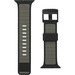 Urban Armor Gear RIP CURL X UAG TORQUAY WATCH STRAP - Adjustable - Pin-and-tuck Attachment - Army, Black - Silicone, Stainless Steel