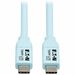 Eaton Tripp Lite Series Safe-IT USB-C Cable (M/M), Antibacterial, Ultra Flexible, 240W PD Charging, Light Blue, 6 ft. (1.8 m) - 6.60 ft USB-C Data Transfer Cable for MacBook Pro, Charger, Power Bank, Docking Station, Hub, iPad, iMac, Chromebook, Notebook,