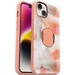 OtterBox iPhone 14 Plus Case for MagSafe OtterGrip Symmetry Series Antimicrobial - For Apple iPhone 14 Plus Smartphone - Peaches (Orange) - Drop Resistant, Bump Resistant, Bacterial Resistant - Polycarbonate, Synthetic Rubber