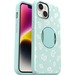 OtterBox iPhone 14 and iPhone 13 Case for MagSafe OtterGrip Symmetry Series Antimicrobial - For Apple iPhone 13, iPhone 14 Smartphone - Poppies By The Sea (Blue) - Drop Resistant, Bump Resistant, Bacterial Resistant - Polycarbonate, Synthetic Rubber