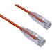 Axiom 6IN CAT6 BENDnFLEX Ultra-Thin Snagless Patch Cable 550mhz (Orange) - 6" Category 6 Network Cable for Network Device - First End: 1 x RJ-45 Network - Male - Second End: 1 x RJ-45 Network - Male - Patch Cable - Gold Plated Contact - Riser - 28 AWG - O