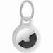 Belkin Reflective Secure Holder with Key Ring for Apple AirTag - White - Key Ring, Scratch Protection, Reflective, Secure, Twist Lock, Durable