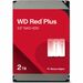 Western Digital Red Plus WD20EFPX-20PK 2 TB Hard Drive - 3.5" Internal - SATA (SATA/600) - Conventional Magnetic Recording (CMR) Method - Storage System, Desktop PC Device Supported - 5400rpm - 180 TB TBW - 3 Year Warranty - 20 Pack