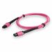 AddOn Fiber Optic Patch Network Cable - 32.81 ft Fiber Optic Network Cable for Network Device - First End: 1 x MPO Network - Female - Second End: 1 x MPO Network - Female - Patch Cable - Riser, OFNP, Plenum - 50/125 µm - Magenta - 1.0
