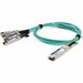 AddOn Fiber Optic Network Cable - 13.12 ft Fiber Optic Network Cable for Network Device - First End: 1 x QSFP28 Network - Second End: 4 x SFP28 Network - 100 Gbit/s - 1 - TAA Compliant