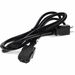 AddOn Standard Power Cord - 18 Gauge - 250 V / 10 A, 100 V - Black - 3 ft Cord Length - NEMA 5-15P / IEC 60320 C13 - 1