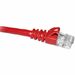 ENET Category 6a Patch UTP Network Cable - 8 ft Category 6a Network Cable for Network Device - Patch Cable - Red