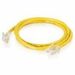 Quiktron Q-Series Patch Cords, CAT5E, Non-Booted, Yellow, 3 FT - 3 ft Category 5e Network Cable for Network Device - First End: 1 x RJ-45 Network - Male - Second End: 1 x RJ-45 Network - Male - Patch Cable - Gold Plated Connector - 24 AWG - Yellow