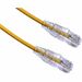 Axiom 7FT CAT6 Snagless BENDnFLEX Ultra-Thin Patch Cable - Yellow - TAA Compliant - 7 ft Category 6 Network Cable for Network Device - First End: 1 x RJ-45 Network - Male - Second End: 1 x RJ-45 Network - Male - Patch Cable - Gold Plated Contact - Riser -