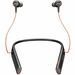 Plantronics Voyager B6200 UC Earset - Stereo - Wireless - Bluetooth - 98.4 ft - 20 Hz - 20 kHz - Earbud, Behind-the-neck - Binaural - In-ear - Noise Cancelling, Omni-directional Microphone - Noise Canceling - Black