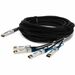 AddOn Twinaxial Network Cable - 16.40 ft Twinaxial Network Cable for Network Device - First End: 1 x QSFP+ Network - Male - Second End: 4 x SFP+ Network - Male - 40 Gbit/s - 24 AWG - 1 - TAA Compliant
