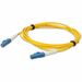 AddOn Fiber Optic Simplex Patch Network Cable - 9.84 ft Fiber Optic Network Cable for Network Device - First End: 1 x LC Network - Male - Second End: 1 x LC Network - Male - Patch Cable - Riser, OFNR - 9/125 µm - Yellow - 1.0