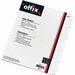 Offix Index Divider - 5 Tab(s)/Set - 8.50" Divider Width x 11" Divider Length - 3 Hole Punched - White Divider - 1 / Set