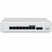 Meraki MS130-8P-HW Ethernet Switch - 8 Ports - Manageable - Gigabit Ethernet - 10/100/1000Base-T, 1000Base-X - 2 Layer Supported - 2 SFP Slots - 120 W PoE Budget - Optical Fiber, Twisted Pair - PoE Ports - Rack-mountable