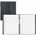 Blueline NotePro Notebook - 200 Pages - Twin Wirebound - Ruled - 10.75" (273.05 mm) x 8.50" (215.90 mm) - White Paper - Hard Cover, Micro Perforated, Storage Pocket, Index Sheet - Recycled