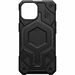 Urban Armor Gear Monarch Pro For Magsafe iPhone 15 Case - For Apple iPhone 15 Smartphone - Carbon Fiber - Drop Resistant, Shock Resistant, Impact Resistant - Top Grain Leather, Carbon Fiber, Polycarbonate - Rugged