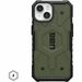 Urban Armor Gear Pathfinder for Magsafe iPhone 15 Case - For Apple iPhone 15 Smartphone - Hex Pattern - Olive Drab - Impact Resistant, Drop Resistant, Shock Resistant - Feather Lite, Thermoplastic Polyurethane (TPU) - Rugged