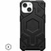 Urban Armor Gear Monarch Pro For Magsafe iPhone 15 Case - For Apple iPhone 15 Smartphone - Black - Shock Resistant, Impact Resistant, Drop Resistant - Top Grain Leather, Carbon Fiber, Polycarbonate (PC), Rubber - Rugged