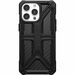 Urban Armor Gear Monarch Series iPhone 15 Pro Max Case - For Apple iPhone 15 Pro Max Smartphone - Carbon Fiber, Black - Shock Resistant, Impact Resistant, Wear Resistant, Tear Resistant, Drop Resistant - Thermoplastic Polyurethane (TPU), Top Grain Leather