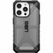 Urban Armor Gear Plasma Series iPhone 15 Pro Case - For Apple iPhone 15 Pro Smartphone - Translucent Hexagonal Design - Ash - Impact Resistant, Drop Resistant - Thermoplastic Polyurethane (TPU)