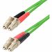 StarTech.com 15m (49.2ft) LC to LC (UPC) OM5 Multimode Fiber Optic Cable, 50/125µm Duplex Zipcord, 40G/100G, LSZH Fiber Jumper Cord - 49.21 ft Fiber Optic Network Cable for Network Device, Switch, Server - First End: 2 x LC/UPC Network - Male - Seco