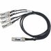 Approved Networks 40GBASE QSFP+ Passive DAC Cable (QSFP+ to 4 x SFP+) Breakout Cable - 4.92 ft Twinaxial Network Cable for Network Device, Hub, Switch, Router, Server, Rack - First End: 1 X QSFP+ Network - Second End: 4 X SFP+ Network - 40 Gbit/s - 30 AWG