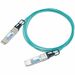 Approved Networks 100G QSFP28 Active Optical Cable (AOC) - 13.12 ft Fiber Optic Network Cable for Network Device - First End: 1 x QSFP28 Network - Second End: 1 x QSFP28 Network - 103.1 Gbit/s - LSZH - Aqua