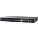 Cisco SG250-26P 26-Port Gigabit PoE Smart Switch - 26 Ports - Manageable - Gigabit Ethernet - 10/100/1000Base-TX - Refurbished - 2 Layer Supported - Modular - 2 SFP Slots - Twisted Pair, Optical Fiber - 1U - Rack-mountable