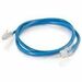 Quiktron Q-Series Patch Cords, CAT5E, Non-Booted, Blue, 14 FT - 14 ft Category 5e Network Cable for Network Device - First End: 1 x RJ-45 Network - Male - Second End: 1 x RJ-45 Network - Male - Patch Cable - Gold Plated Connector - 24 AWG - Blue